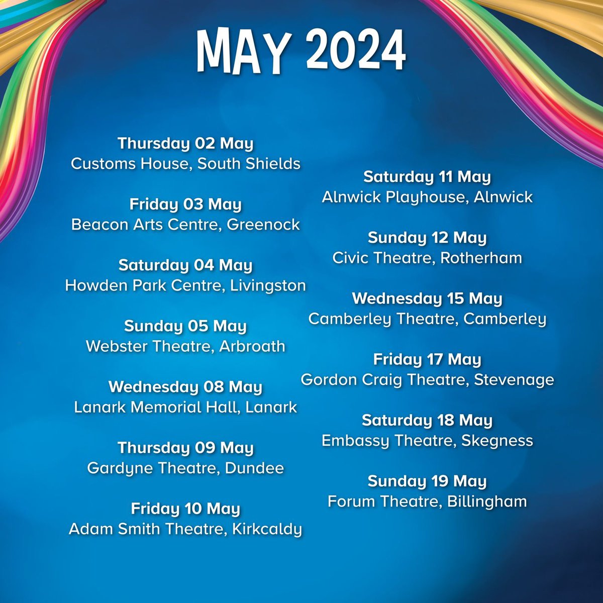 The 2024 Announced tour dates!!! March, April, May! What songs have been your favourite on this tour? And what would you like to hear? 😉