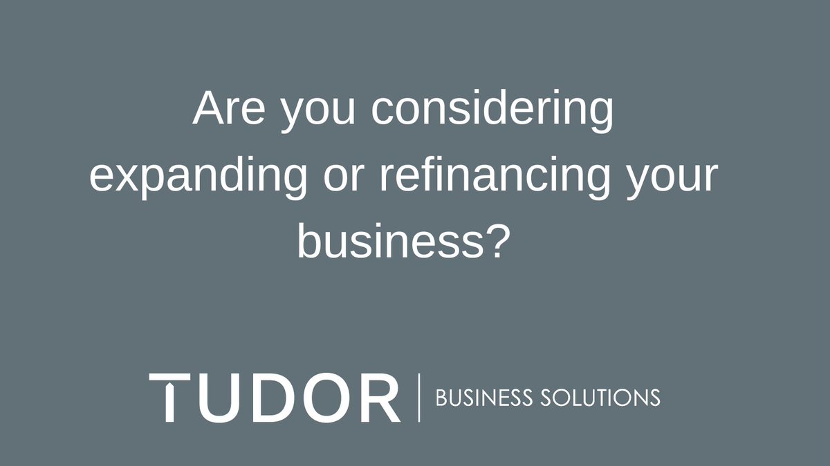 We focus on finance for your business, our specialist team can help with financing or refinancing business assets, cash flow planning, invoice finance and a whole range of business financial options. 

Talk to Tudor: ow.ly/eFOJ50O7VlT

#businessfinance #businessadvice