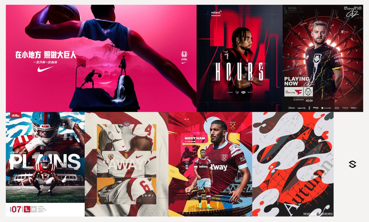 SesoHQ's tweet image. Graphic Designers,

Mondays suck.. 

So here is my morning inspiration board focusing on dope compositions and effects. Consider the colors, size of elements, and visual effects.

W}86 Enjoy!