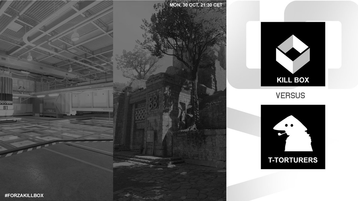 KILLBOX_pro's tweet image. GAMEDAY! 

🏆 @ESEA Season 47 - Open
🆚 T-Torturers
🕘 21:30 CET
📺 twitch.tv/killbox_pro 
🔶faceit.com/sv/cs2/room/1-… 

#CS2 #KILLBOX #GOWIN