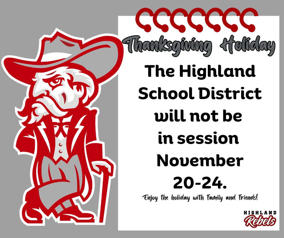 Highland School Dist (@highlandrebel) on Twitter photo 