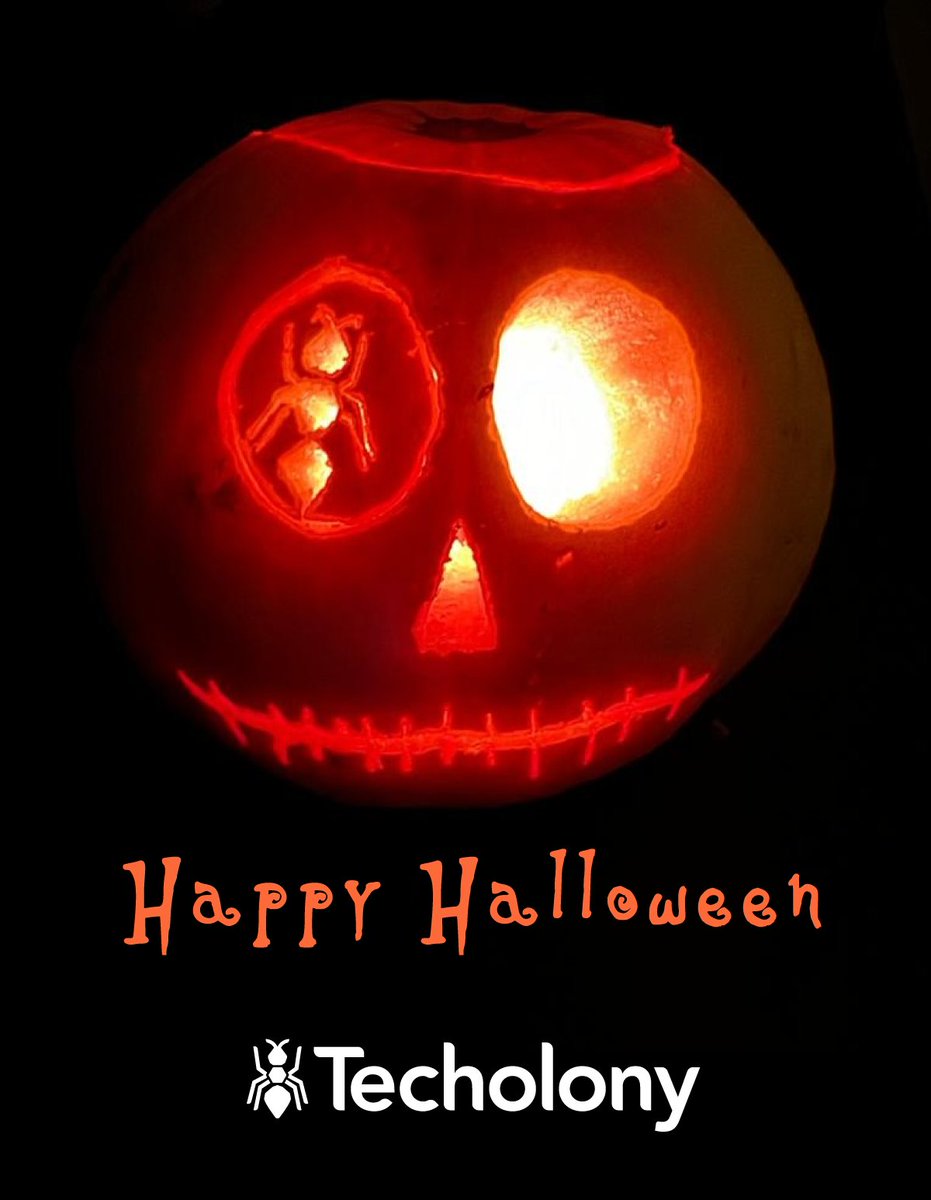TecholonyUK's tweet photo. From all of us at Techolony, we wish you a fang-tastic Halloween filled with tricks, treats, and all the spookiness you desire. Have a ghoulishly great time! 🕷️ 🎃 🐜  👻

#HappyHalloween #CompanySpirit #SpookyFun #ITProjectServices https://t.co/F9atfIgP6f
