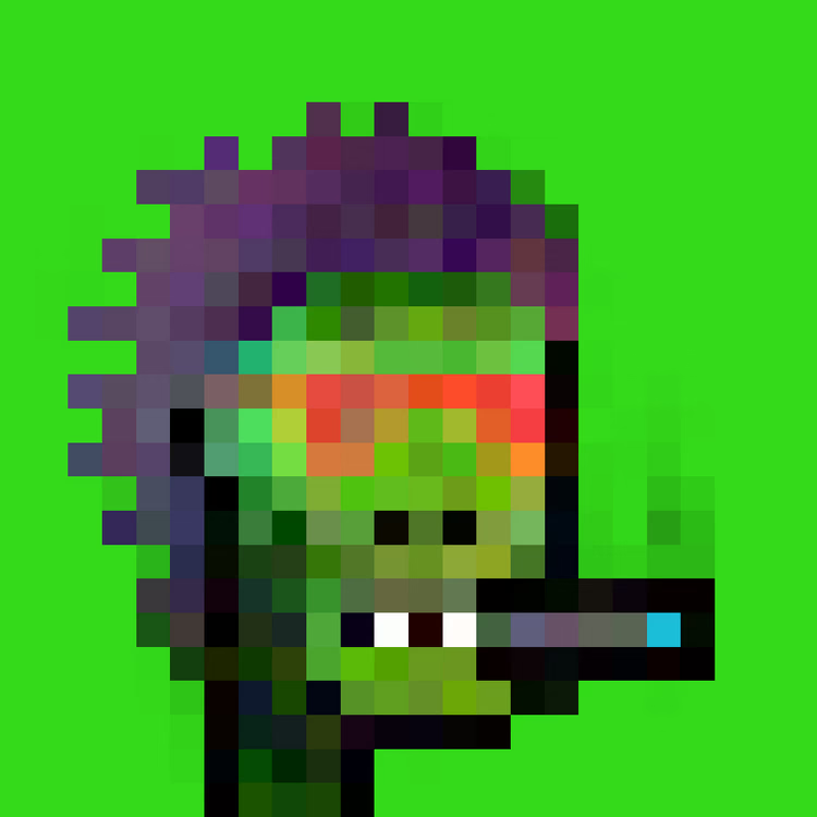 You literally have 1st large scale AI PFP generative art project ever sitting there at .08ETH floor. <a href="/bganpunks/">BASTARD GAN PUNKS</a> 

How much longer will this madness persist?