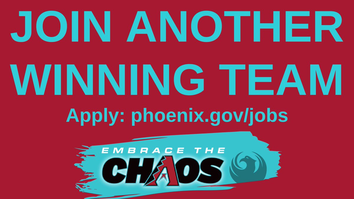 We even hire <a href="/Rangers/">Texas Rangers</a> fans. 

More than 800 job types - all experience levels: Phoenix.gov/jobs