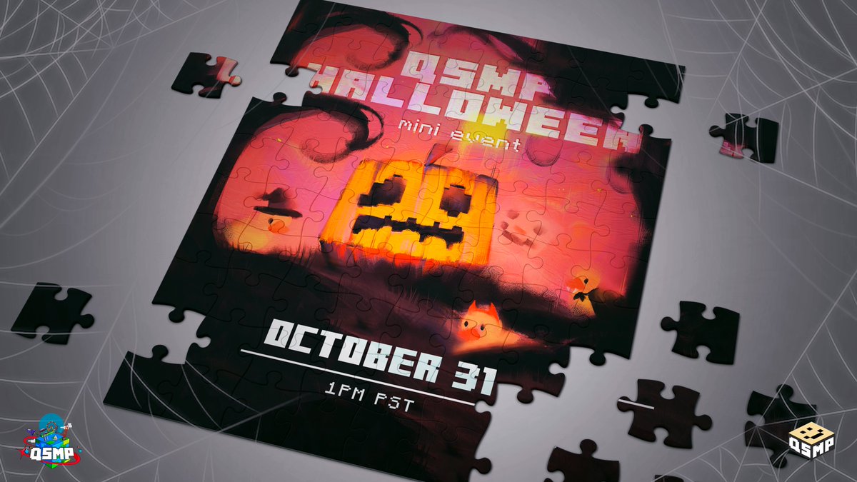 QSMPGlobal's tweet photo. 🌐 | QSMP Mini - Event!

🎃 Halloween Night!
Time: 1 PM PST
Place: Your favorite QSMP Creator!

Come one, come all, join us if you dare! In the moon's eerie glow, we'll rendezvous there. 🕸️

#QSMP #QSMPHalloween
