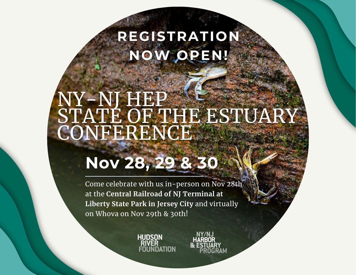 Join us in-person &amp; online to learn about how our estuary is changing! #StateoftheEstuary2023

Register here: whova.com/portal/registr…