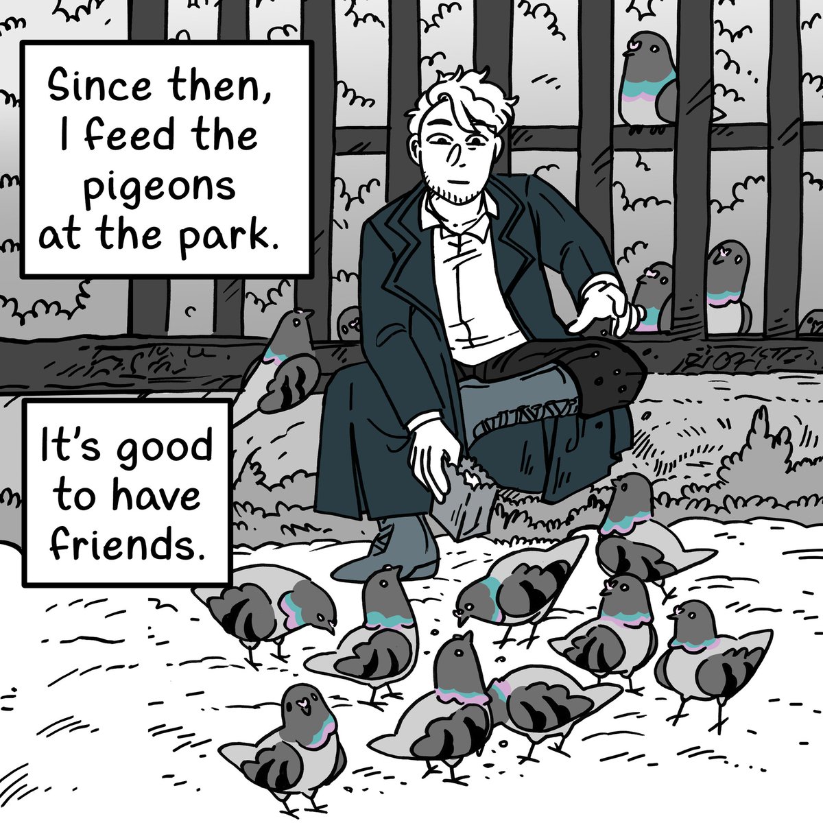 Pigeon Permit [part 4/4]

#webcomic #webtoon #hiveworks #crowtime  #backrooms #backroomsaesthetic 