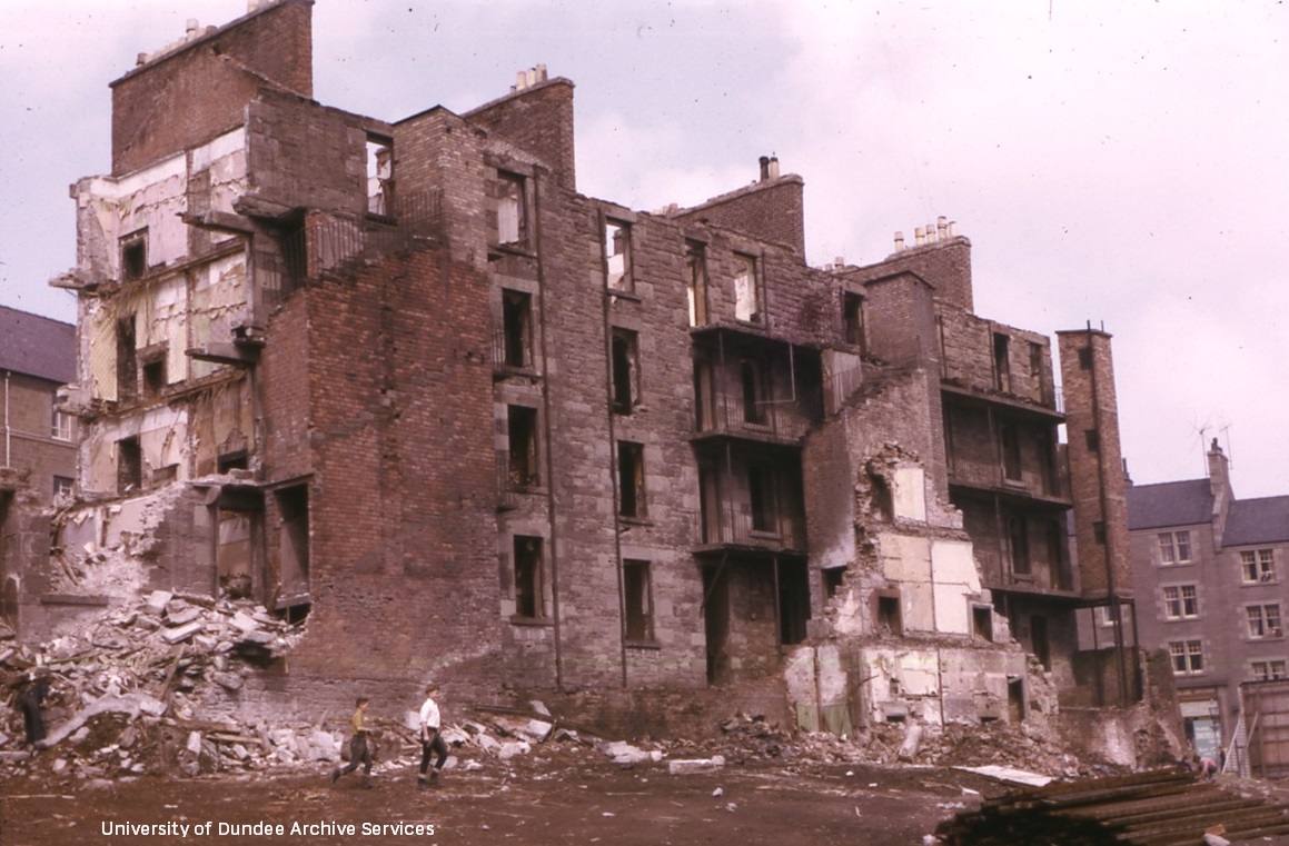 #WhereIsItWednesday - A derelict site in #Dundee in 1962, but can you tell where? #Archives #DundeeUniCulture