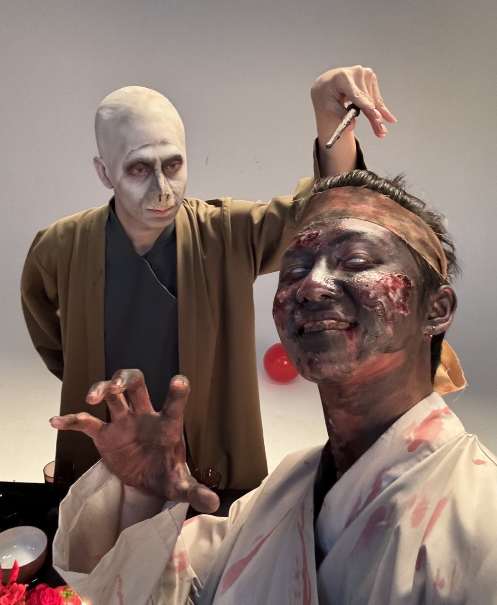 kwangg28's tweet photo. ผีแอบ แอบชอบกัน🧟‍♀️🎃🧟‍♂️ #YWPBMHalloween2023 https://t.co/sxchgYnKab