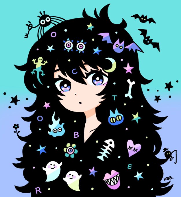 「black hair star (symbol)」 illustration images(Latest)｜21pages