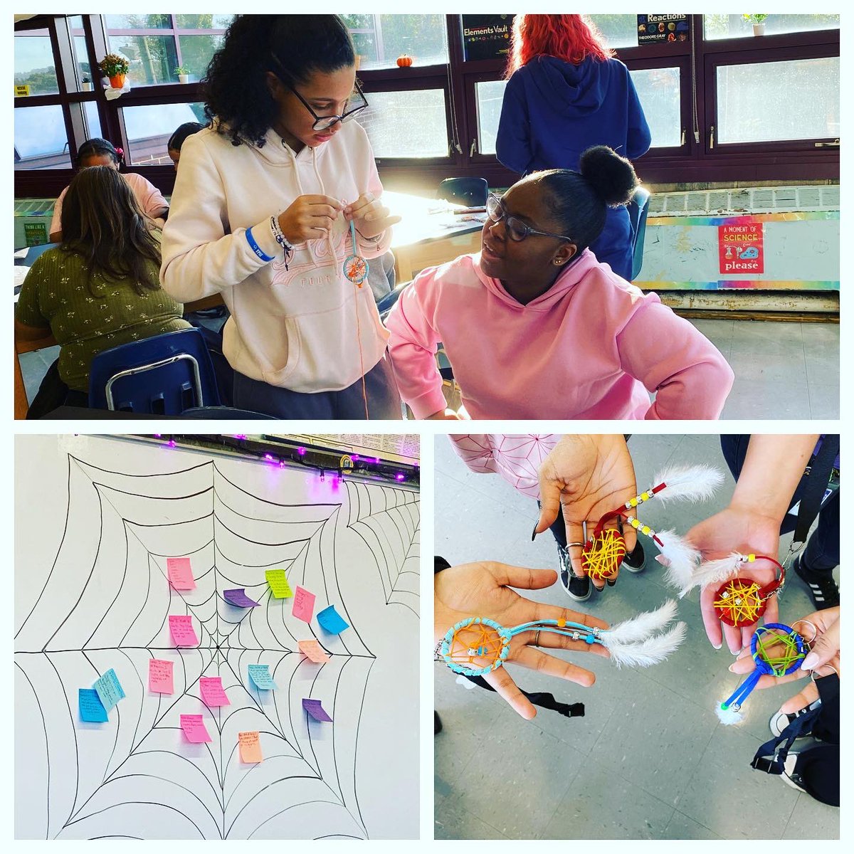 Kathleen Mancuso (@msmancuso17) on Twitter photo In honor of Halloween 🎃 🕷️ our MSK chapter focused on webs…family webs we build & creating dream catcher “webs” to follow and catch our dreams. We also build a web to show how we can rely on one another and how our relationships are intertwined and connected! 🕸️ <a href="/YonkersMSK/">Yonkers Public Schools My Sister's Keeper</a> In honor of Halloween 🎃 🕷️ our MSK chapter focused on webs…family webs we build & creating dream catcher “webs” to follow and catch our dreams. We also build a web to show how we can rely on one another and how our relationships are intertwined and connected! 🕸️ <a href="/YonkersMSK/">Yonkers Public Schools My Sister's Keeper</a>