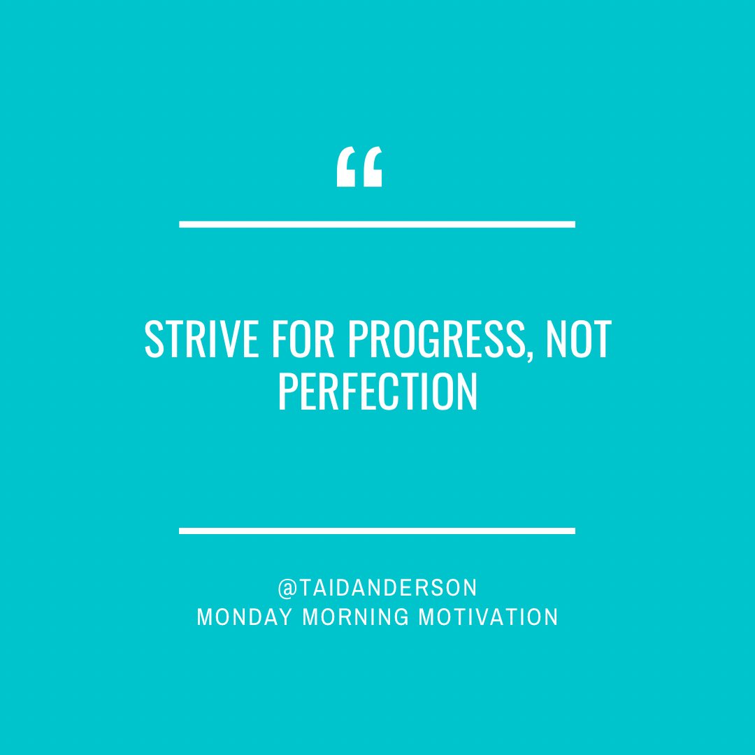 TaiDAnderson's tweet photo. Remember that life is a journey. Things will never be perfect so don’t beat yourself up when things don’t go as planned. Celebrate your progress and the fact that you chose motion over being stagnant. Each milestone you hit is a win because you are one step closer to your goal. https://t.co/4KcTsyey9E
