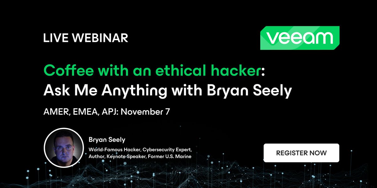 If you could ask a hacker anything… what would you ask? Now’s your chance. Join <a href="/bryanthemapsguy/">Bryan Seely</a> on Nov 7 for a live AMA and find out how he became the only person to wiretap the Secret Service and FBI. bit.ly/464OxEB
