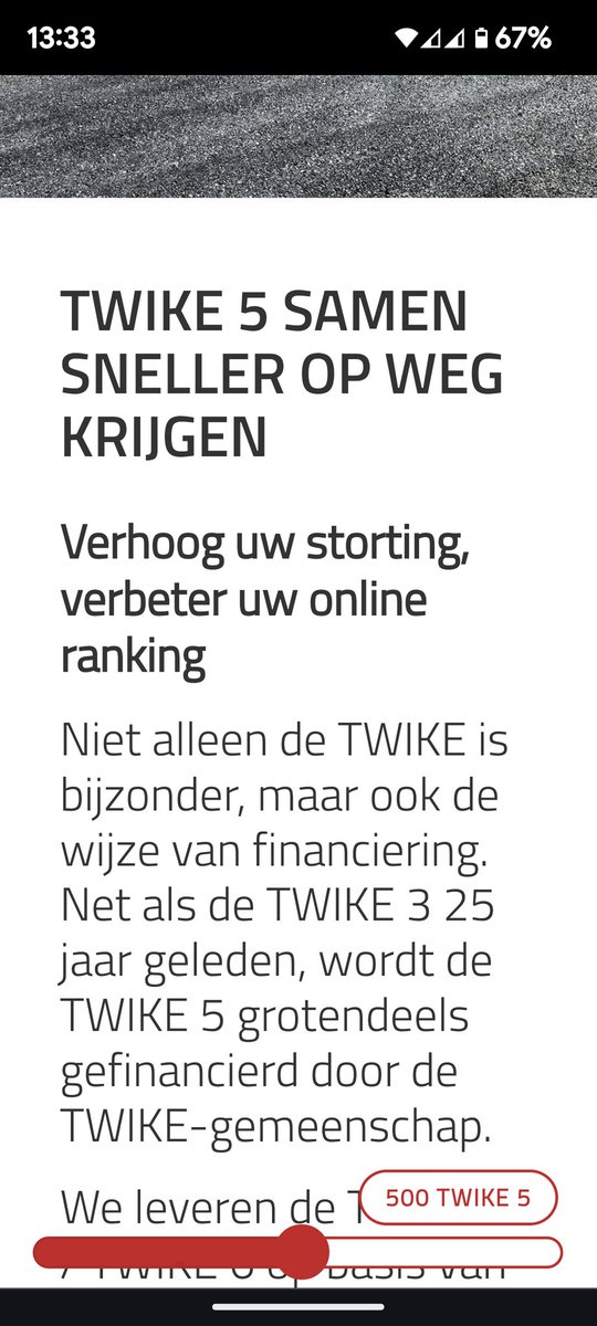 <a href="/TWIKE_5/">TWIKE Community</a> .
Asking people to pay more money for your failure

You seem to be even worse than Sono Motors 🤣
.