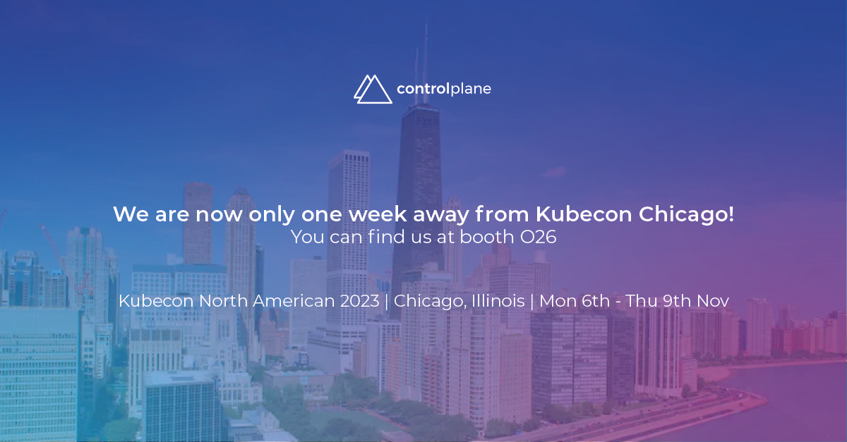 controlplaneio's tweet image. Just 1 week until @KubeCon_ Chicago! 🎉  Ready to dive into Kubernetes &amp;amp; cloud-native tech? 🚀

Visit us at Booth O26! Say hi, explore our work, &amp;amp; snag some of our swag! 📚✨

Plus, join our Capture The Flag challenge! 🚩🏴 See you in a week! 🤝

#ControlPlane #KubeCon