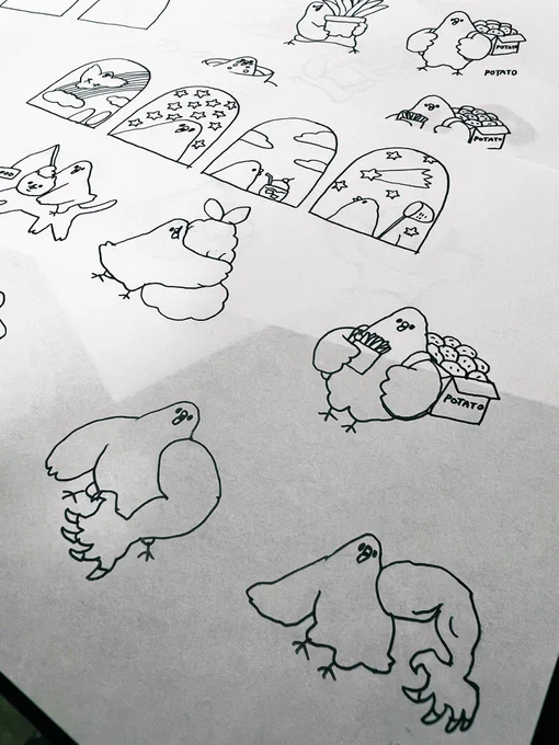オンラインくじのアクキーイラストの候補に ヤバイやつを混ぜようとしてたのは…内緒です。