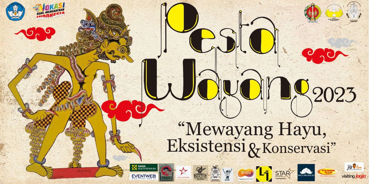 Pesta Wayang 2023
 
Dalam rangka peringatan Hari Wayang Nasional dan Dunia, Akademi Komunitas Negeri Seni dan Budaya Yogyakarta melaksanakan beberapa kegiatan yang bertajuk PESTA WAYANG 2023 dengan tema Dewa Ruci: “Mawayang hayu eksistensi dan konservasi”.

#PestaWayang2023