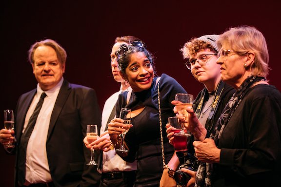 LiveTheatre's tweet photo. Wishing all team #TheColdBuffet a big thanks &amp; congratulations for a fantastic feast of a run! Audiences &amp; critics alike loved their helping of this delicious drama - well done to all involved! https://t.co/5cJjcTIbHS