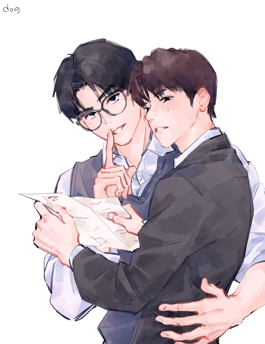 dogdogwoooo's tweet photo. 最近上班很疲倦画不动了T^T
#ゴヌハオ　#旭昊  #욱짱 https://t.co/jkxV7PB8Kc