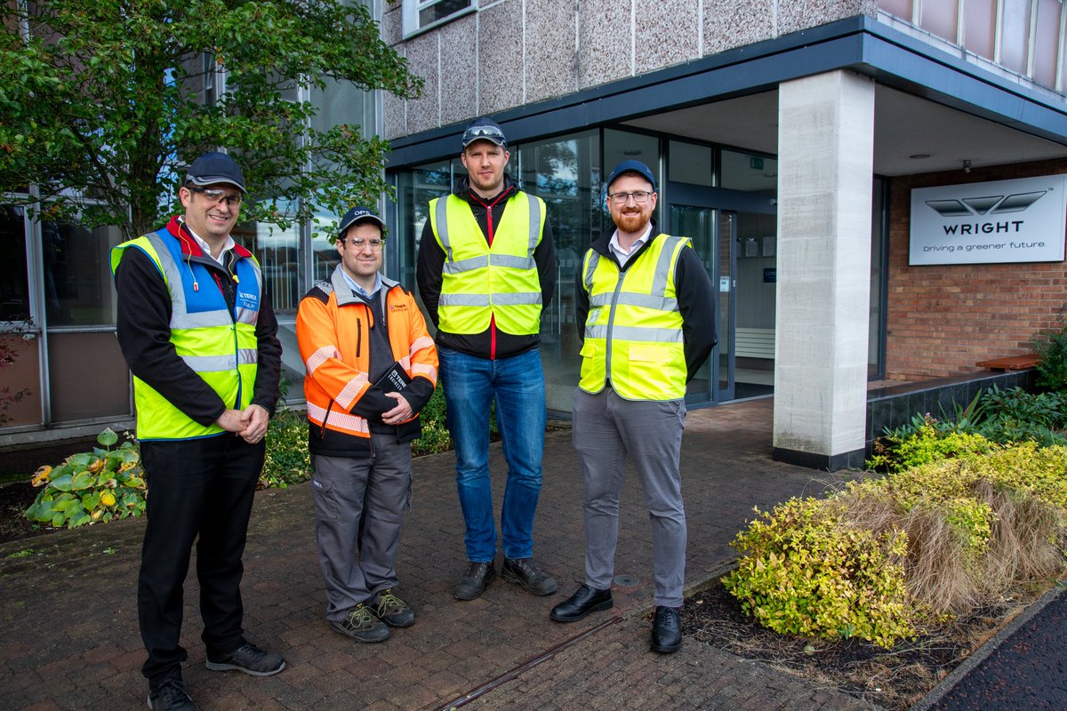 Wright_bus's tweet image. We were delighted to welcome a delegation from @TerexCorp to @Wright_bus recently for a tour of our manufacturing facilities, allowing the group to see how we build our zero-emission vehicles from the ground up.

#Wrightbus #DrivingAGreenerFuture #Terex