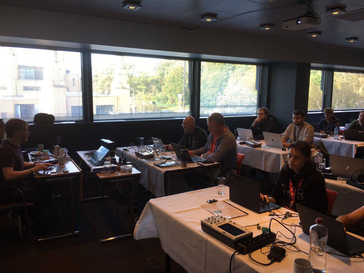 hardwear_io's tweet image. Day 1 💡with Thomas @ghidraninja
📟Going through steps to learn in-depth on how to use #faultinjection bypass a diverse set of protections enabling the debug interfaces on microcontrollers
#hw_ioNL2023 #hardwaresecurity #embedded
