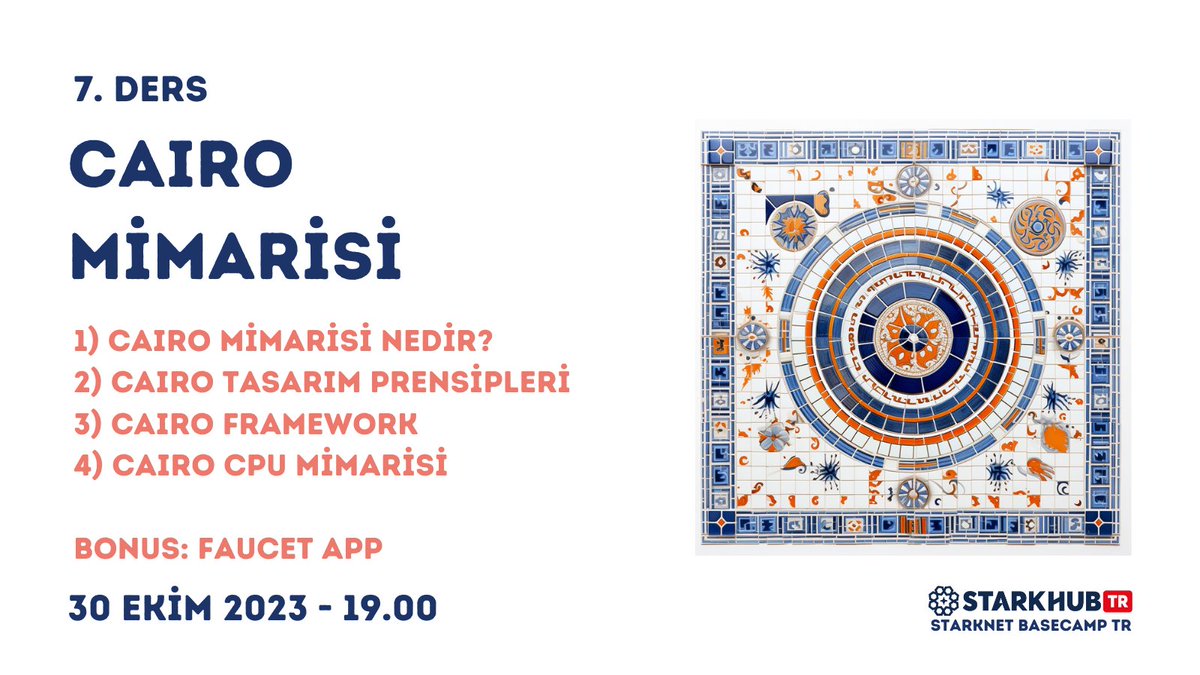StarkHubTR's tweet photo. 🔊 #BasecampTR'nin 7. dersi bu akşam 19.00'da başlıyor!
👨🏻💻 Bu hafta, @karasakalmt ve @yu5ufkaya anlatımı ile #Cairo mimarisine göz atacağız.
📩 7. haftanın ders linki ve geçtiğimiz haftanın kaydı için e-posta kutunuzu kontrol etmeyi unutmayın! ✨🐺 https://t.co/ih84qP93tF