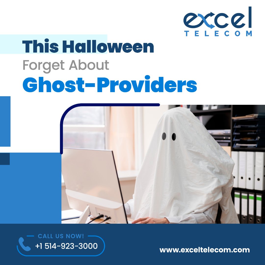 ExcelTelecominc's tweet image. Are your providers ghosting you when you need them the most? 

This Halloween, forget about ghosts and get to know Excel Telecom’s incredible customer service.

Contact us and get to know our team and offerings!  

exceltelecom.com/en/contact-us/ 

#customerservice #halloween