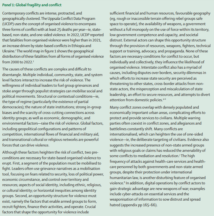 The Lancet Commission on peaceful societies through health equity and  gender equality - The Lancet