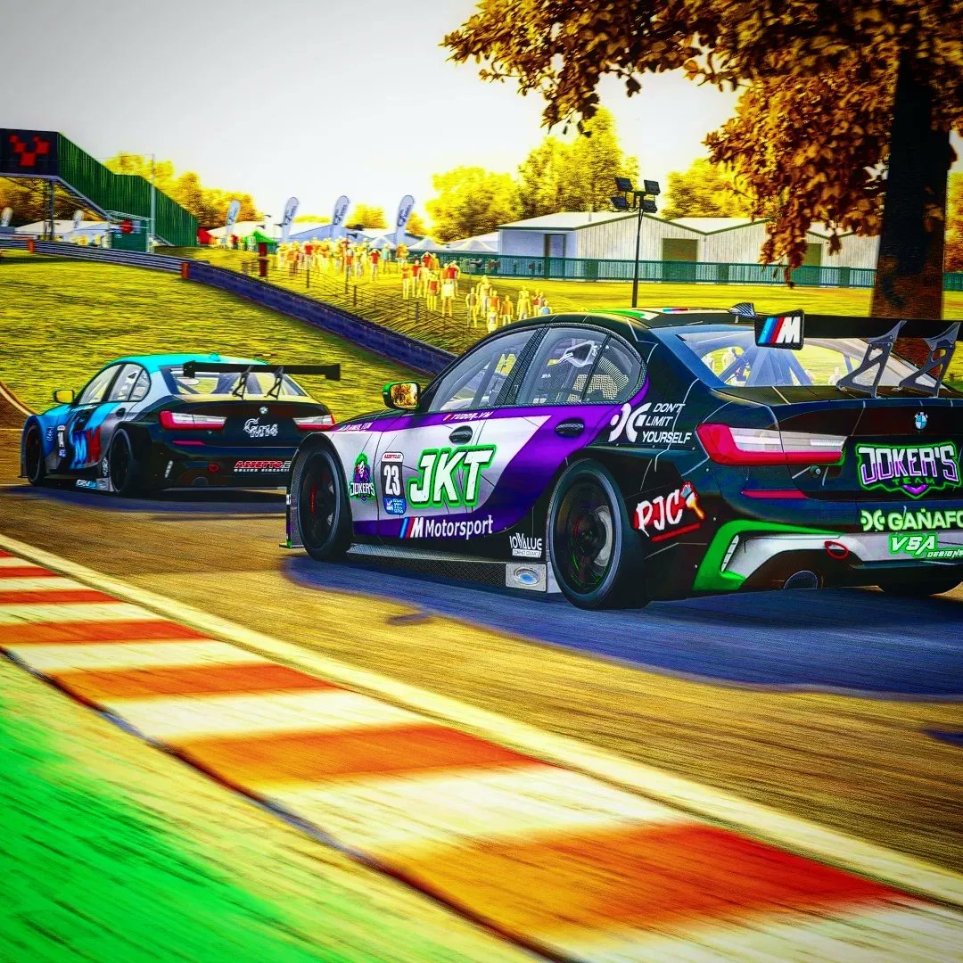 Jokers_eTeam's tweet photo. #JokersDesign🖌 #assettocorsa
📷 Menudas fotos de nuestro @BMWEspana en @AC_assettocorsa corriendo en el campeonato #BTCCSEGANUseries organizado por @Assetto_es
🖌 Diseñazo hecho por @Tudor_vm
#somosjokers #Simracing #pc
#livery #design #BMW https://t.co/HD30Ue69ia