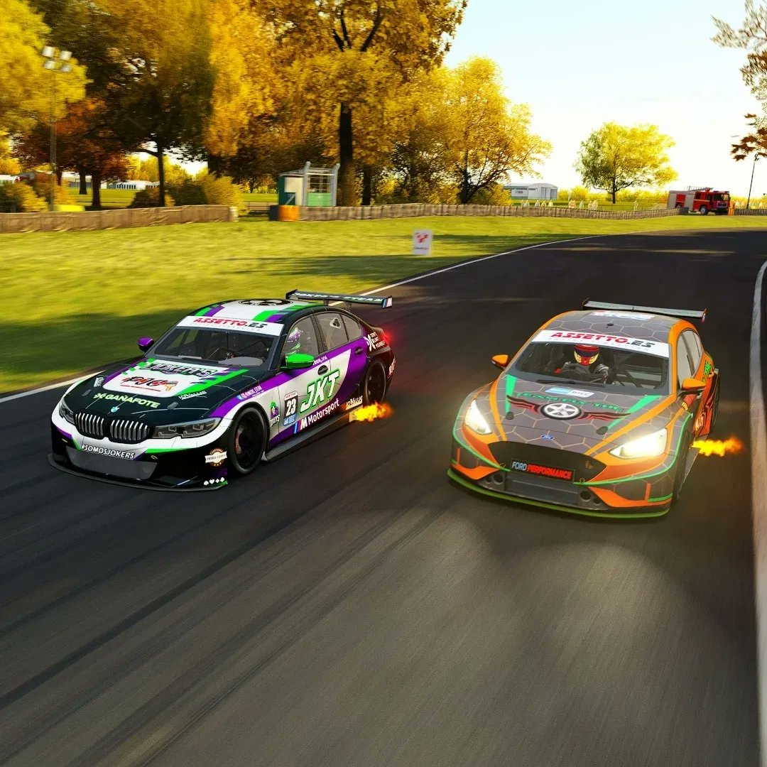 Jokers_eTeam's tweet photo. #JokersDesign🖌 #assettocorsa
📷 Menudas fotos de nuestro @BMWEspana en @AC_assettocorsa corriendo en el campeonato #BTCCSEGANUseries organizado por @Assetto_es
🖌 Diseñazo hecho por @Tudor_vm
#somosjokers #Simracing #pc
#livery #design #BMW https://t.co/HD30Ue69ia
