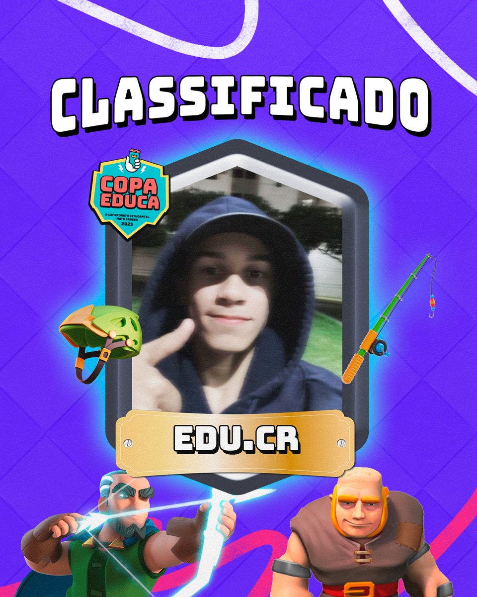CopaEducaMT's tweet photo. 🥈Esqueça tudo! O momento agora é do melhor jogador de Clash Royale do mês de agosto!
O imbatível, o insuperável, o nome dele é EduCR!
Ele mandou muito bem nas Arenas do Clash Royale, ele quem tem 9.000 troféus, e pra quem não sabe esse é o máximo que você pode conseguir no jogo. https://t.co/ZikGUzylis