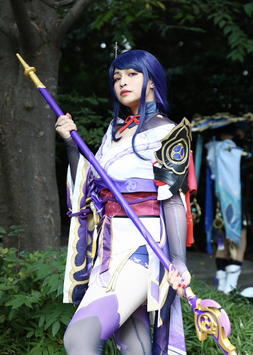 mimikancos's tweet image. 【 cosplay / コスプレ 】
#原神   雷電将軍 
　
　　裁きの雷。
　
📸@httpwildjupiter 

#池ハロ #池ハロ2023