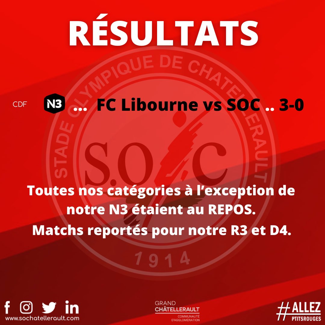 S.O. Châtellerault 🔴⚪ tweet media