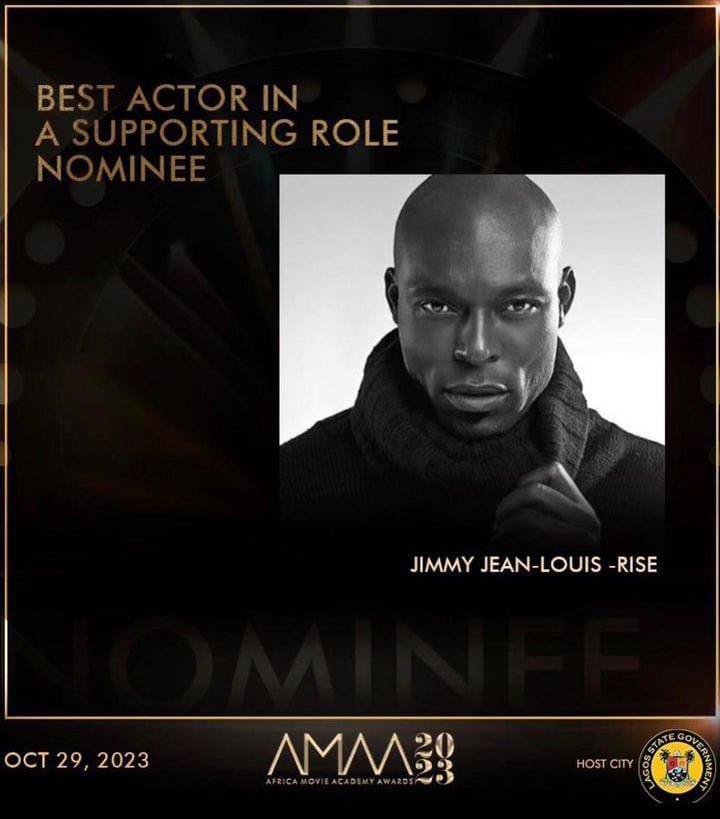 Thank you to the Africa Movie Academy Awards for the Win as Best Actor In A Supporting Role. I play Modu in the movie RISE. @AMAAWARDS #Haitianhero 🇭🇹