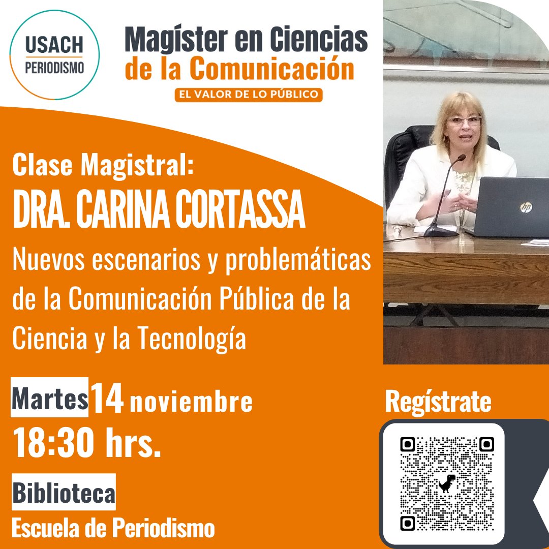 Magíster en Ciencias de la Comunicación-Usach tweet media