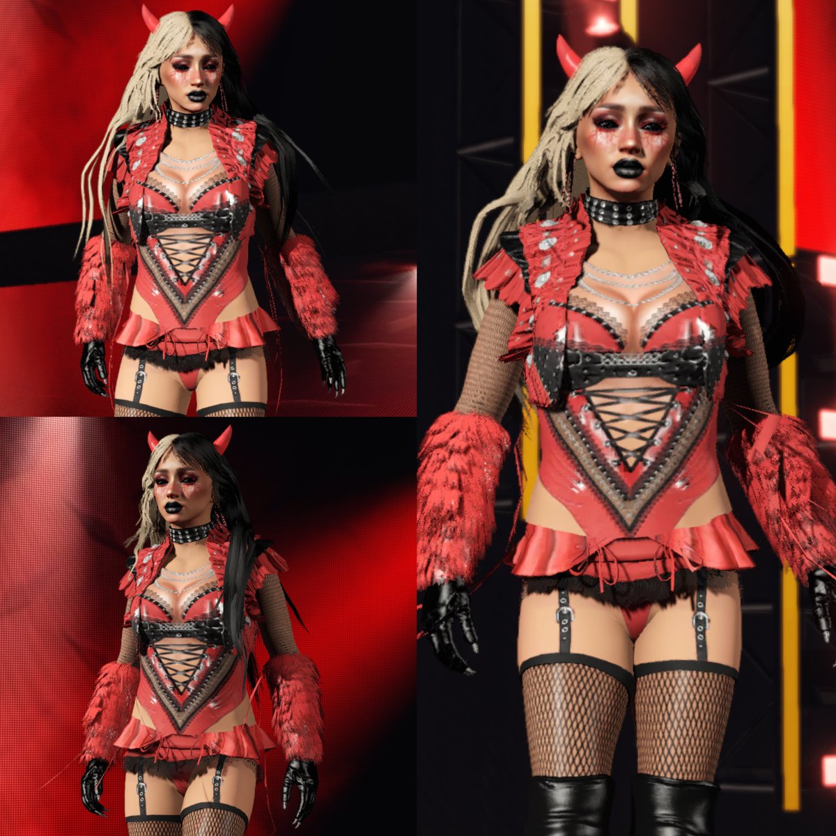𝖄𝖔𝖚 𝖌𝖔𝖙 𝖆 𝖉𝖊𝖒𝖔𝖓 ⛓️🩸

#WWE #WWE2K23 #WWE2K24 #AlexaBliss #LivMorgan #RheaRipley #BeckyLynch #Halloween #Halloween2023