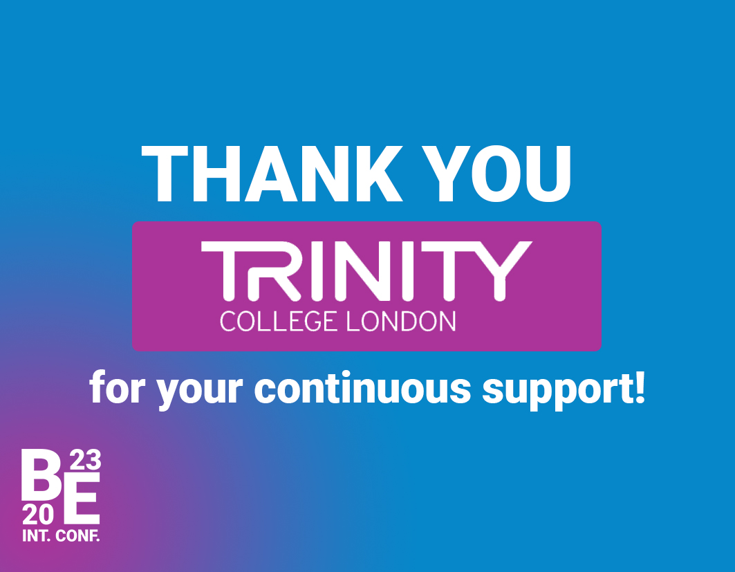 ConfeEbei's tweet photo. @TCLSpain @Univcordoba @TrinityC_L Thank you for your continuous support! It's truly an honor to have  Trinity College London (Spain &amp; Portugal) participating in the 9th International Conference on Bilingual Education. We can't wait for the upcoming edition, which promises to be brilliant! https://t.co/BYsRmbuIyC