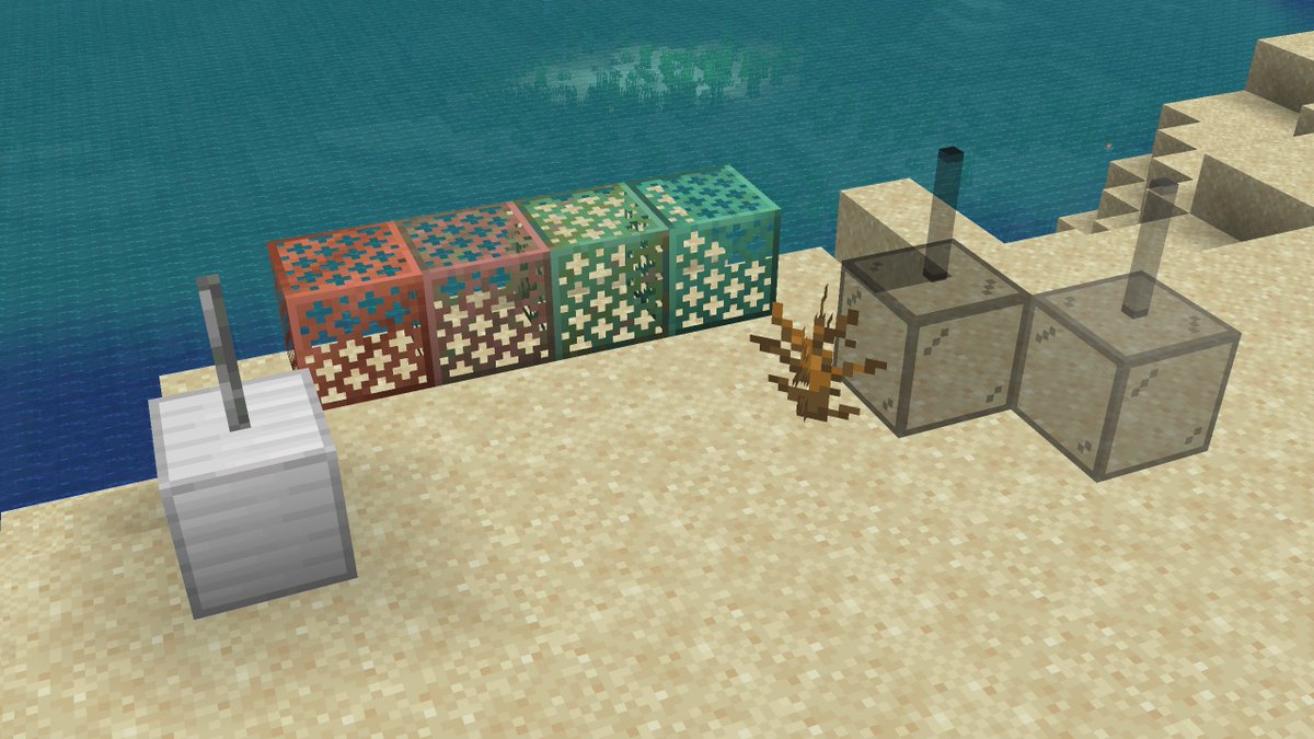 Zanzag_Video's tweet photo. Hi @Mojang / @Minecraft team ! 
I have a feedback for next update

As the new copper grate technically behaves like a block of glass, it could be really nice to be able to craft it in "copper grate pane" (and/or eventually in copper Bars like iron) 😄 https://t.co/hHw0OfnUeO