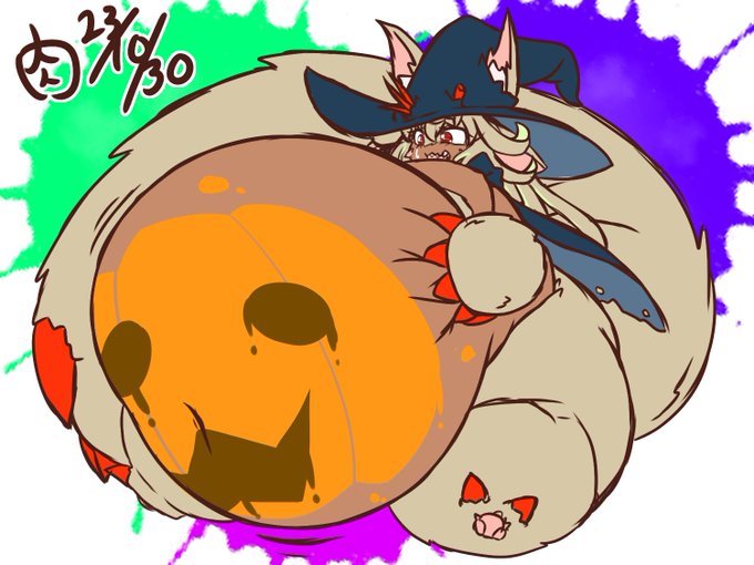 後ろ髪忘れてた仮装うちの子ルフウRakugaki 