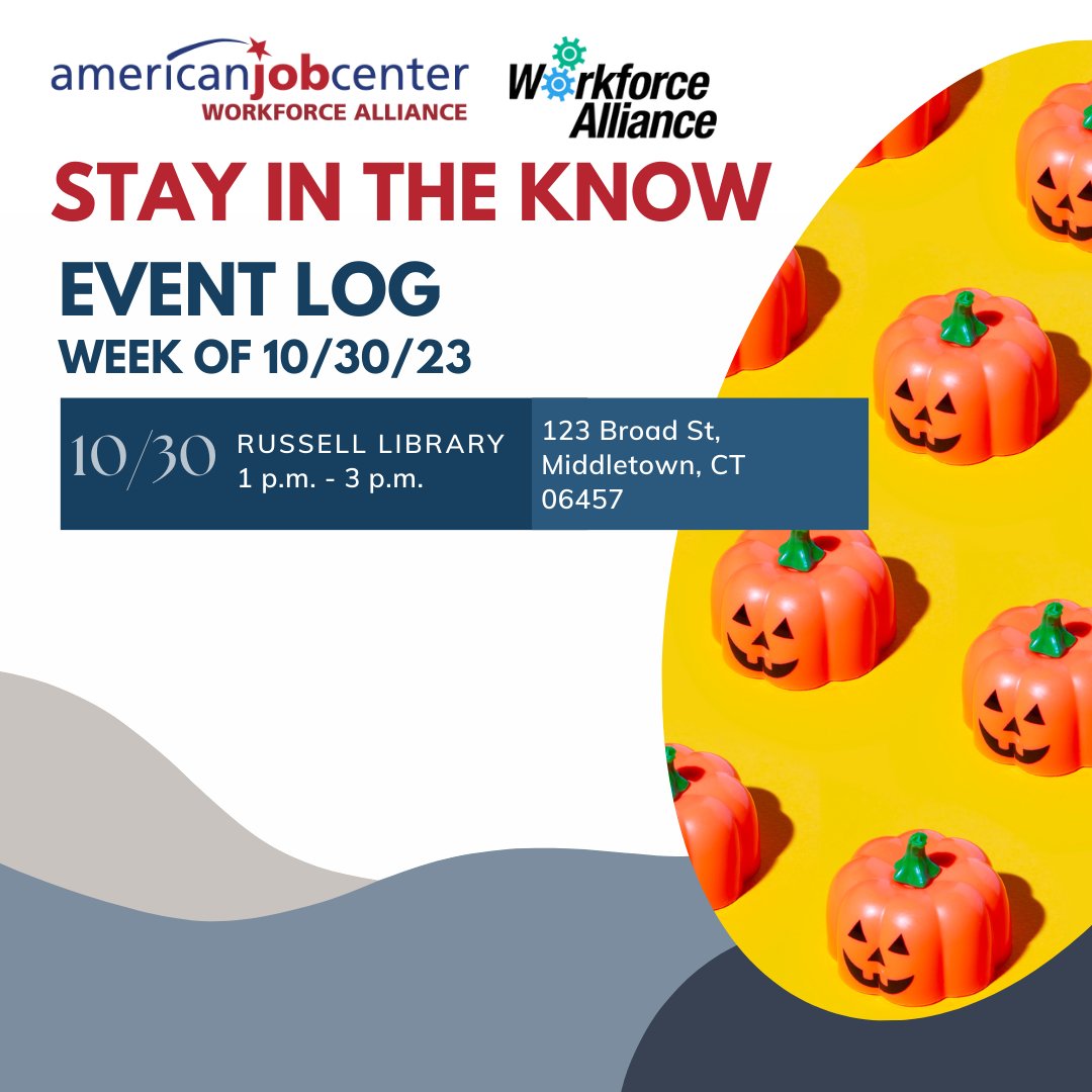 ajcnewstoday's tweet image. Can&apos;t make it to our offices? 

Find American Job Center services in your community at one of our weekly outreach events, and enroll today!

#CTevents #CTlocal