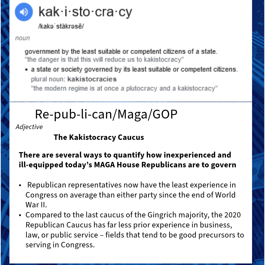 Boebert, Green, Jordan and Gaetz, MAGA Mike Johnson....These people are nobodies best... So why do Republicans send id-io-ts to govern us? Say no to the Kakistocracy Caucus #VoteBlueToStopTheStupid #ResistanceUnited #wtpBLUE #DemVoice1 #ProudBlue #DemCast