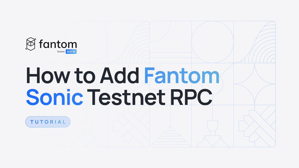SonicLabs's tweet image. You haven't tried the #FantomSonic testnet yet?! 😱

With ultra-short finality, capable of 2k TPS and a 90% reduction in storage, don't miss out on the future of blockchain 💎

Get started with this guide, showing how to add the Sonic RPC to your wallet: fantom.foundation/blog/how-to-ad…