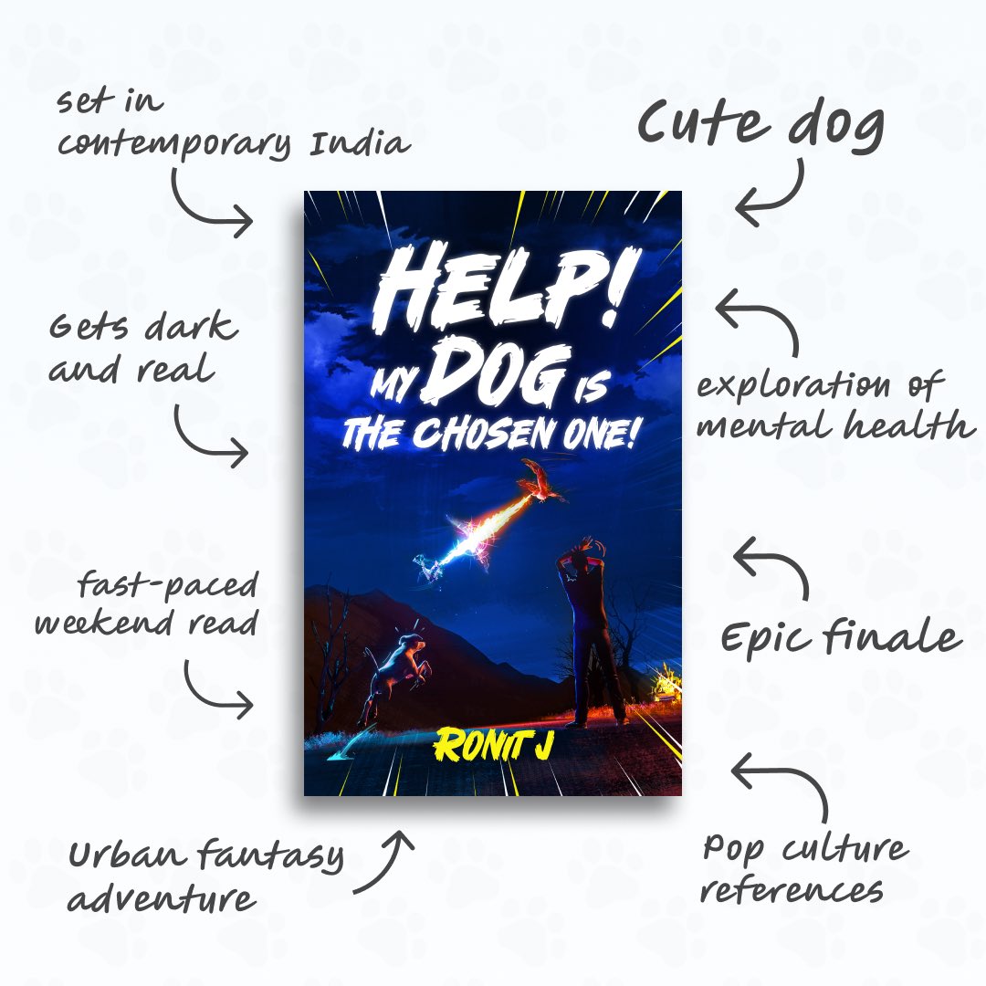 Calling all #FantasyReaders &amp; #BookReviewers! I’m sending out FREE #eARC of my book #HelpMyDogIsTheChosenOne !

If interested, DM me your email id to get an e-copy. 

#advancedreaderscopy #indiebooks #bookrecs #arc #advancedreadercopy #urbanfantasy #fantasybooks