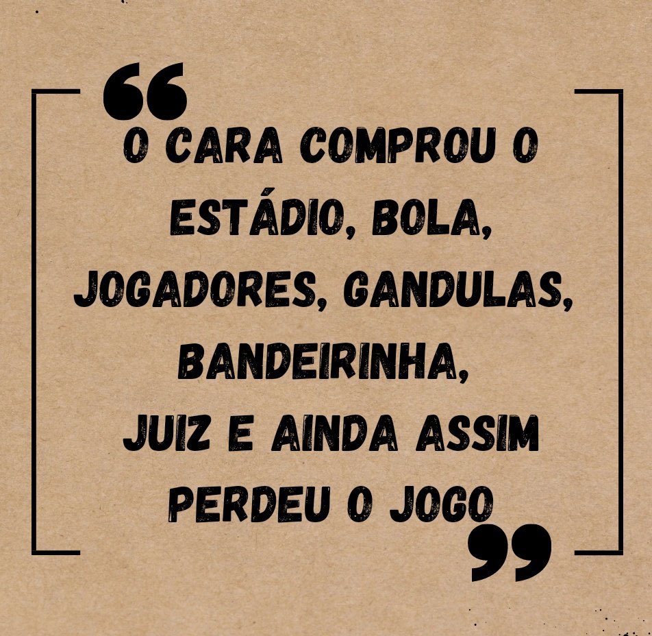 1 ANO DE NÃO ELEITO