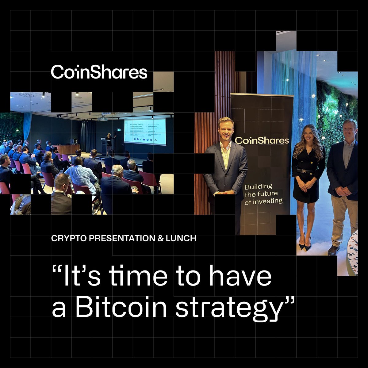 We would like to thank all our clients and professional investors who attended our #Crypto Lunch &amp; Presentation in Lugano last Tuesday.

Our Research Team enjoyed discussing #Bitcoin's investment cases with you.

Looking forward to the next one!