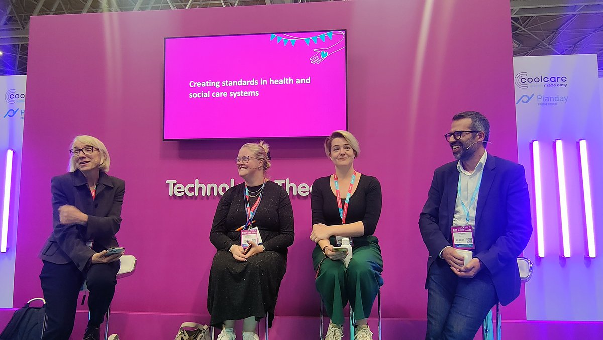 ProfRecordSB's tweet image. ICYMI: This month, PRSB connected with social care leaders at the @CareShow and delivered a session on the role of standards in digitising care: hubs.li/Q0272BT30 #CareShow #CareShow2023 @ClaireLSutton @KatieMThorn @VtgPoint