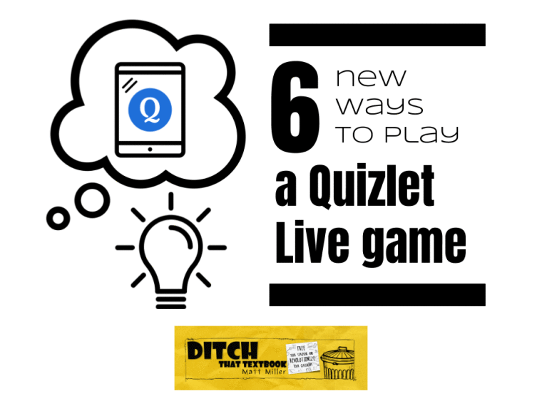6 new ways to play a Quizlet Live game ditchthattextbook.com/6-new-ways-to-… #ditchbook #edtech