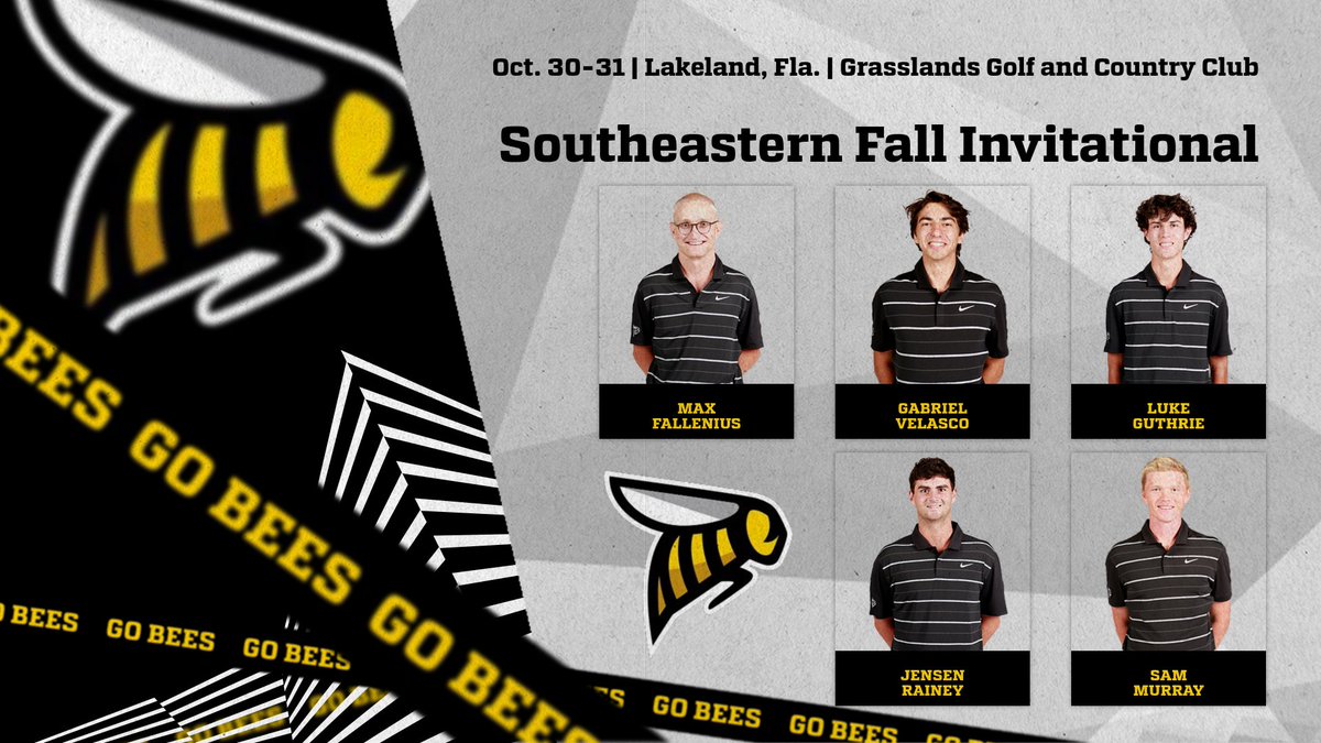 LET'S GO BEES!!! Men's Golf competes at the Southeastern Fall Invitational today and tomorrow!!

#gobees #scadathletics #scadgolf #naiamgolf #scad