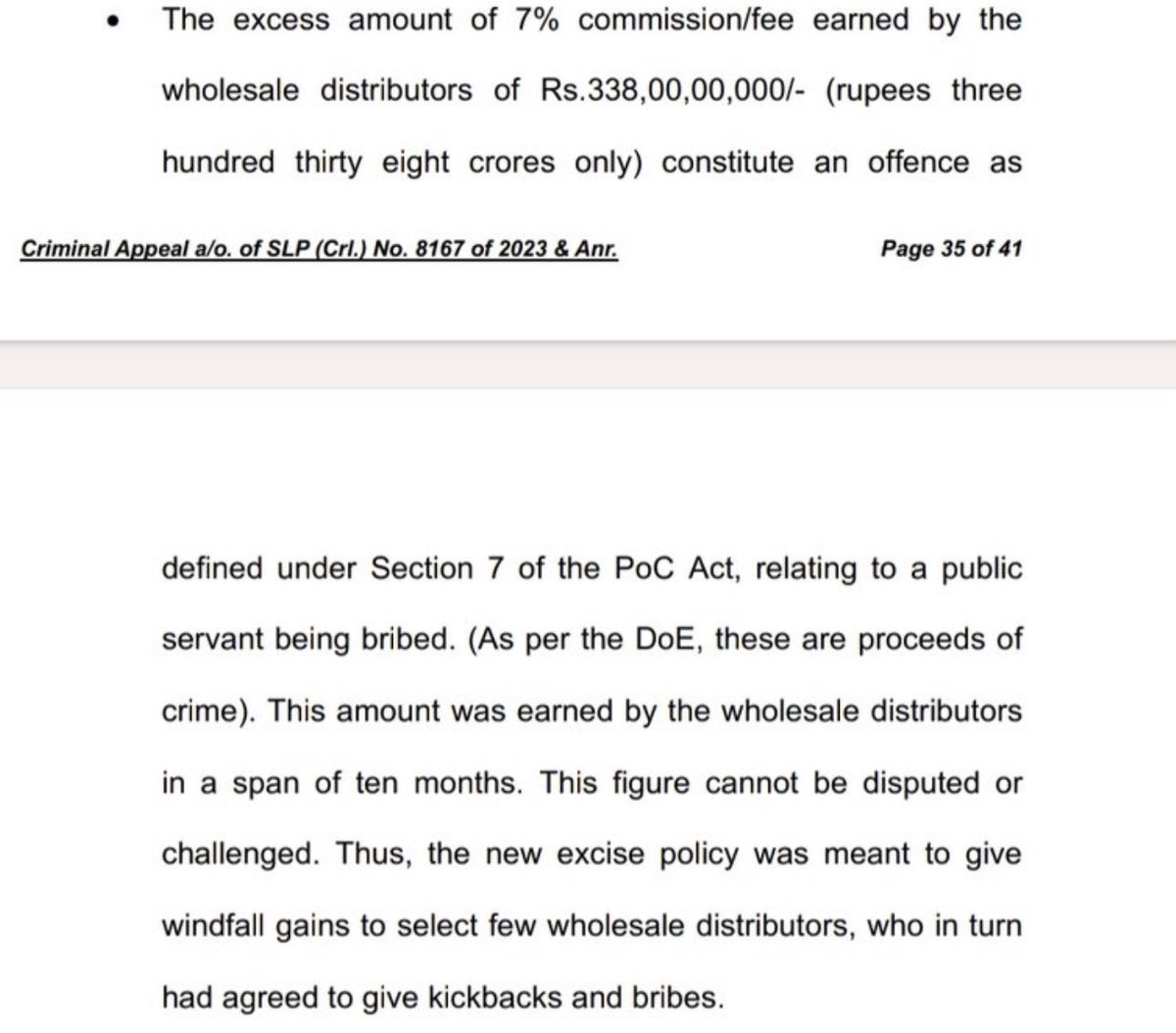 केजरीवाल और आतिशी के गाल पर सुप्रीम कोर्ट का थप्पड़ : 

आज सुप्रीम कोर्ट ने साफ़ कहा कि 338 करोड़ रुपये की रिश्वत के सबूत साफ़ दिख रहे हैं इसलिए मनीष सिसोदिया को जमानत नहीं दी जाएगी 

थू है हर आपिये पर जो केजरीवाल और सिसोदिया को अब भी ईमानदार बोलता है
