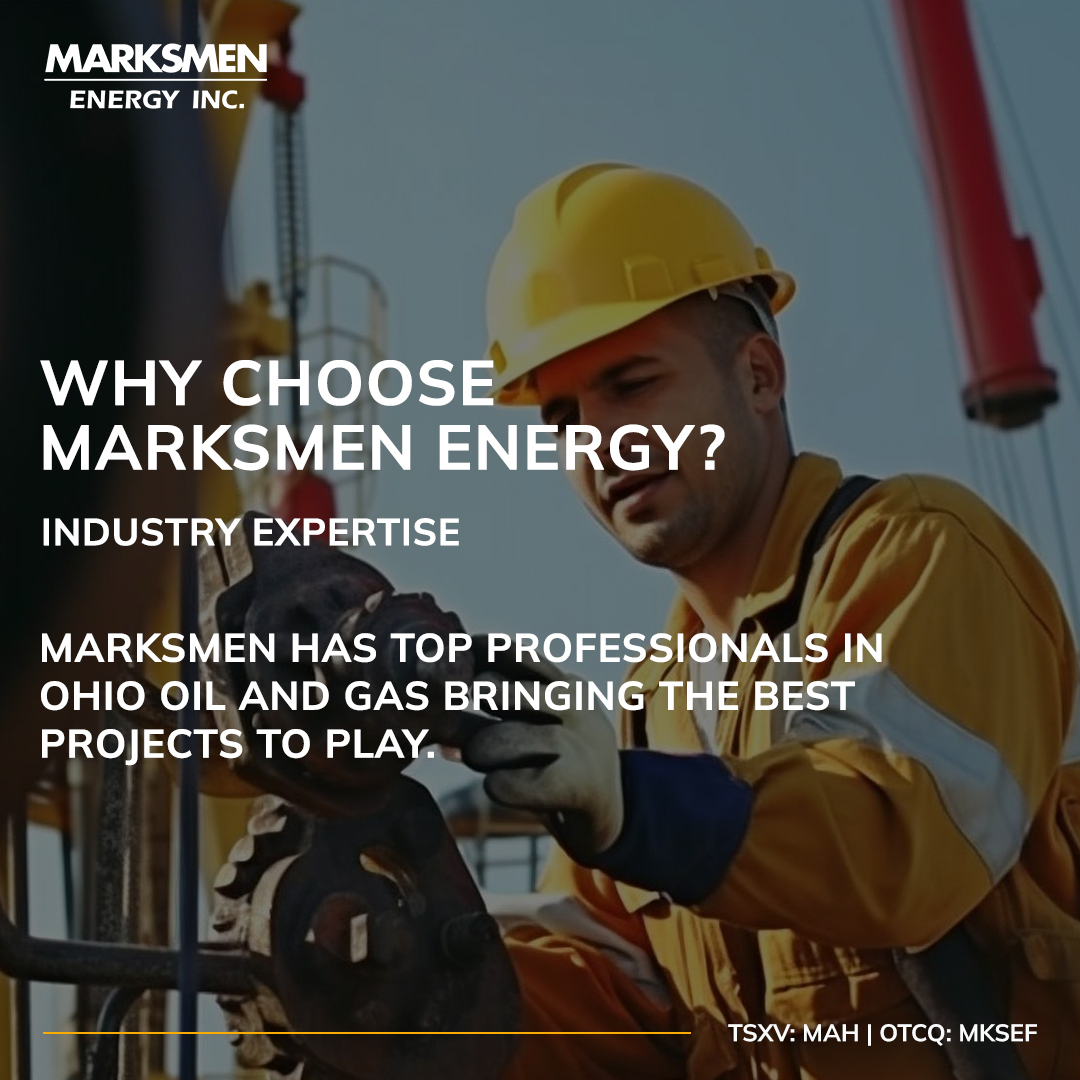 MarksmenEnergy's tweet photo. At Marksmen, we boast a team of top professionals in Ohio's oil and gas sector, dedicated to bringing the company to success. 🛢️

For more info: https://t.co/iiEwe5hKw3

#TSX #TSXV $MAH $MAH.V #OTC #OTCQB $MKSEF https://t.co/ArewNy7b6K